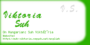 viktoria suh business card